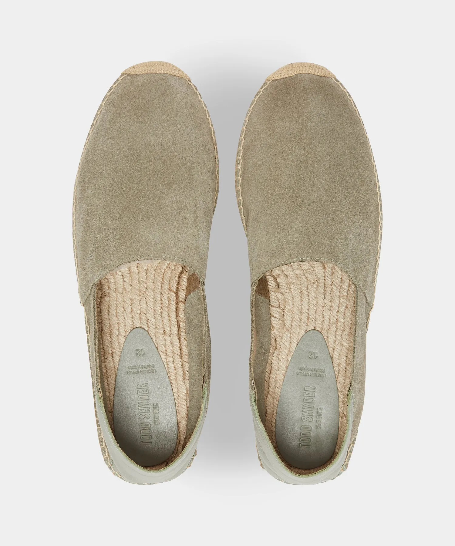 Nomad Suede Espadrille in Sage