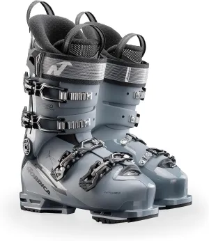 Nordica Men's Speedmachine 3 100 Durable Warm Insulated Water-Resistant Grip Walk All-Mountain Touring Ski Boots, Anthracite/Black/White, 25.5