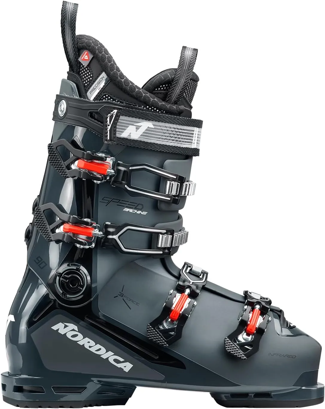 Nordica Speedmachine 3 90 Men's Medium Fit High Performance Alpine Ski Boots