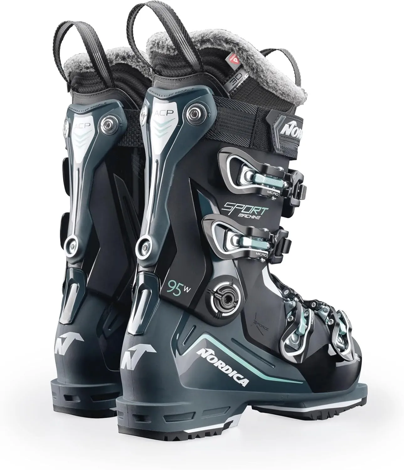 Nordica Women's Medium Volume Gripwalk All-Mountain Sportmachine 3 95 GW Ski Boots