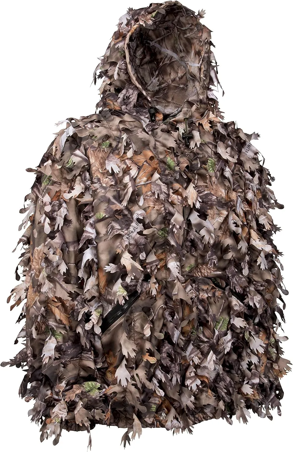 North Mountain Gear Woodland Camo Ghillie Suit 3D Leaf with Zippers and Pockets