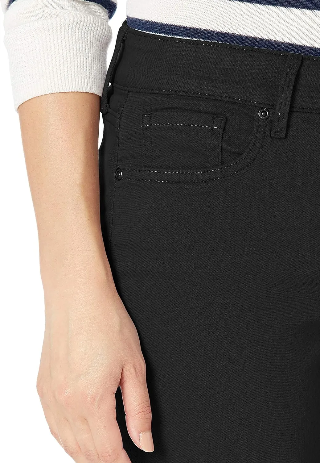 NYDJ Women's Marilyn Straight Crop Cuff Jeans | Cropped Slimming Jeans