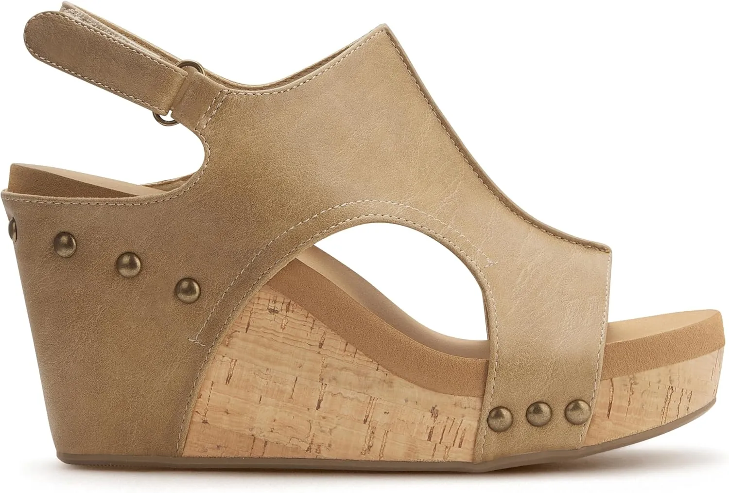 PARTY Womens Wedge Sandals With Strap for Dressy Ladies Sandals Casual 3 Inch Wedge
