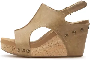PARTY Womens Wedge Sandals With Strap for Dressy Ladies Sandals Casual 3 Inch Wedge