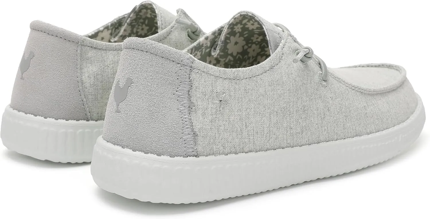 PITAS Fira Women's Slip-On Shoes | Lightweight Comfortable Casual Shoes | Stylish Daily Wear Loafers for Women | Green