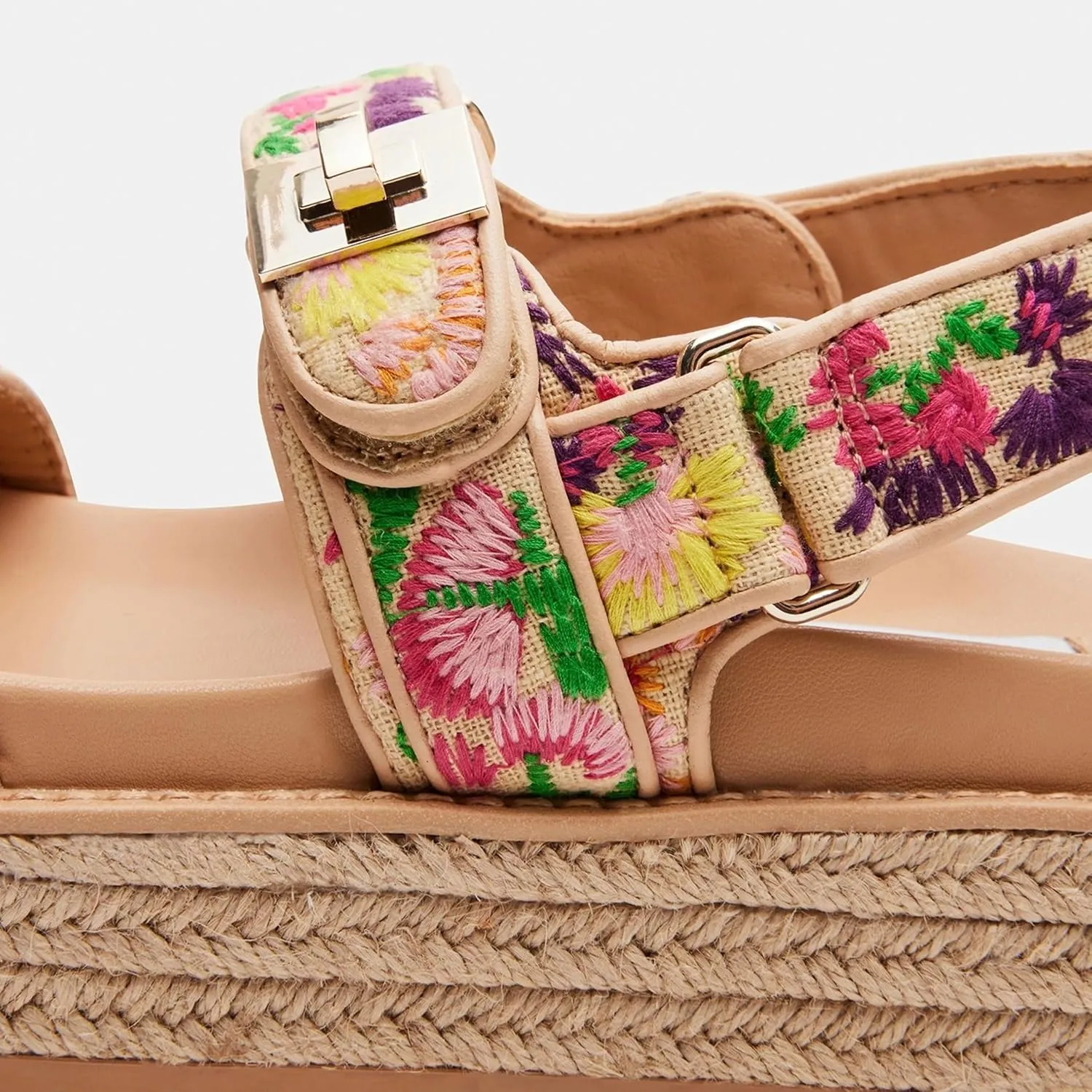 Platform Sandals for Women Sandals Cute And Stylish Open Toe Raffia Sandals Womens Slip On Casual Shoes