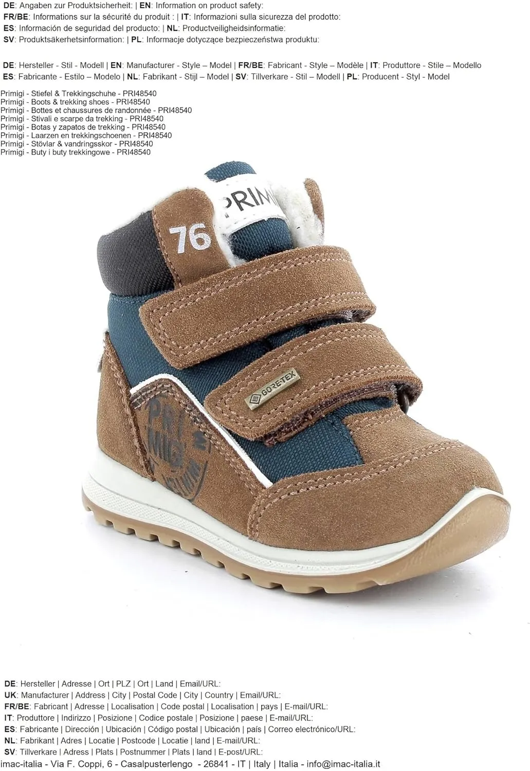 Primigi Boy's 48540 (Toddler/Little Kid)