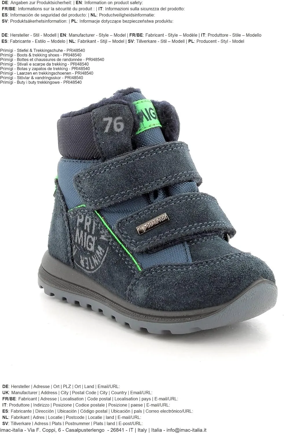 Primigi Boy's 48540 (Toddler/Little Kid)