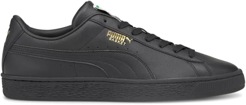 PUMA Mens Basket Classic Xxi Lace Up Sneakers Shoes Casual - Black - Size 7 M