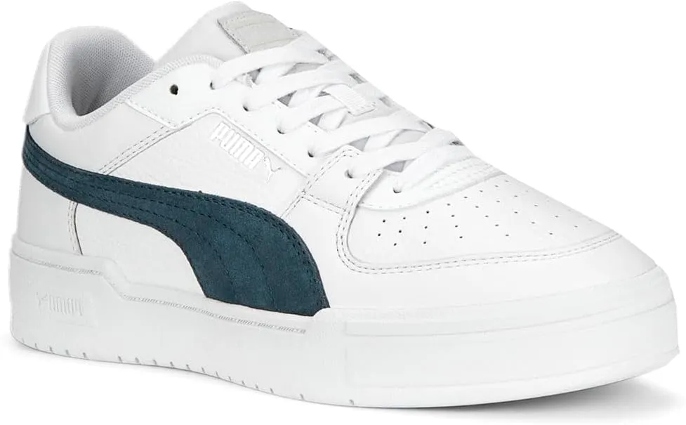 PUMA Mens Ca Pro Suede Fs Perforated Logo Lace Up Sneakers Shoes Casual - White