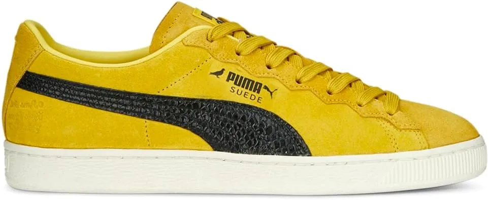 PUMA Mens Staple X Suede Lace Up Sneakers Shoes Casual - Yellow - Size 11.5 M, 39156701
