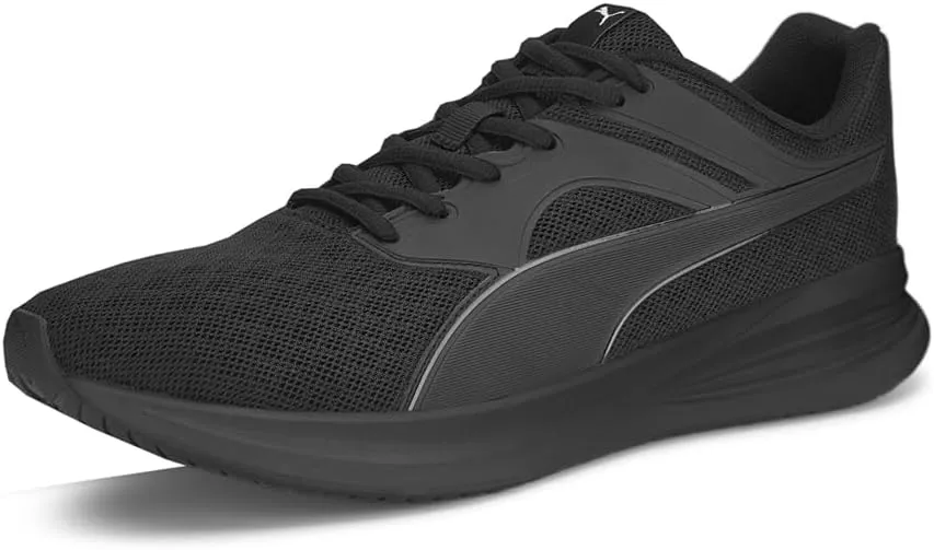 PUMA Mens Transport Running Sneakers Shoes - Black