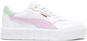 PUMA Womens Cali Court New Bloom Perforated Platform Sneakers Shoes Casual - White - Size 8 M, 39869101