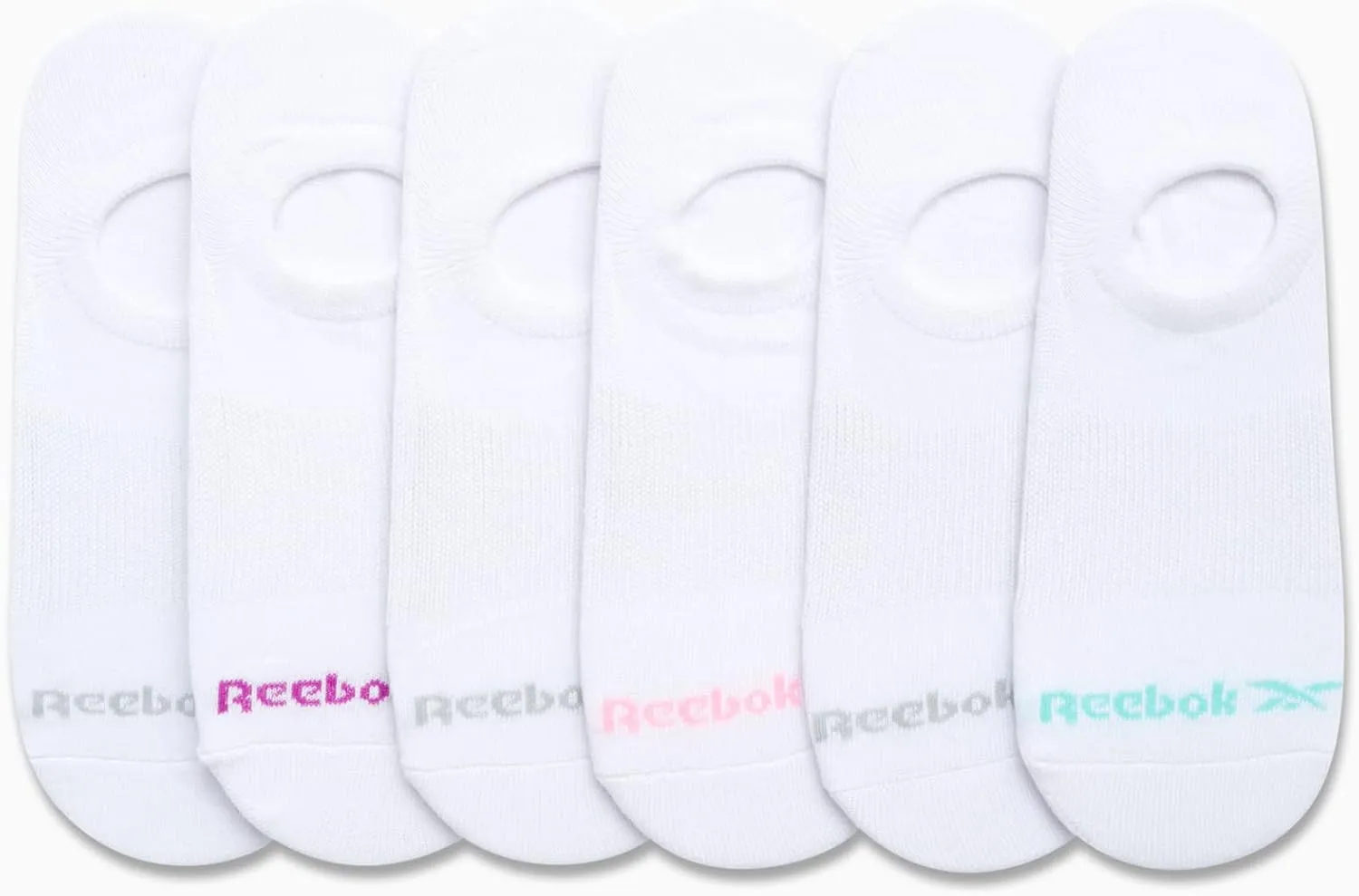 Reebok Women's Athletic Socks - 6 Pack No Show Liner Socks