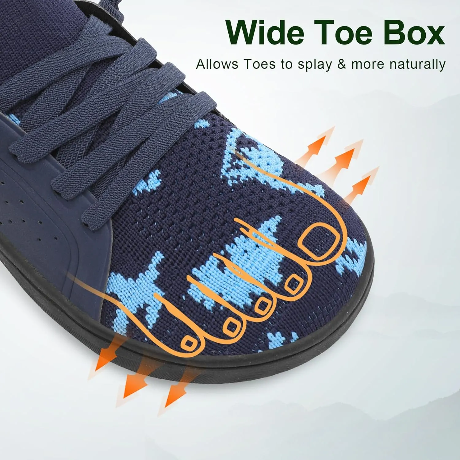 relxfeet Toddler Shoes Boys Girls Wide Barefoot Slip On Walking Tennis Sneakers