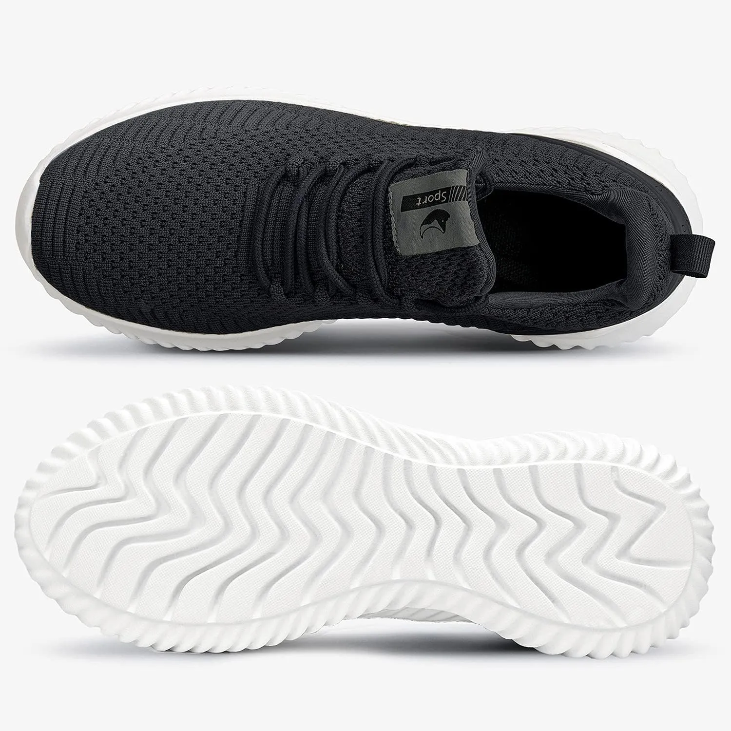 Rospick Slip On Men's Sneakers, Walking Shoes for Men Fashion Lightweight Breathable Running Shoes Sport Athletic Tennis Shoes