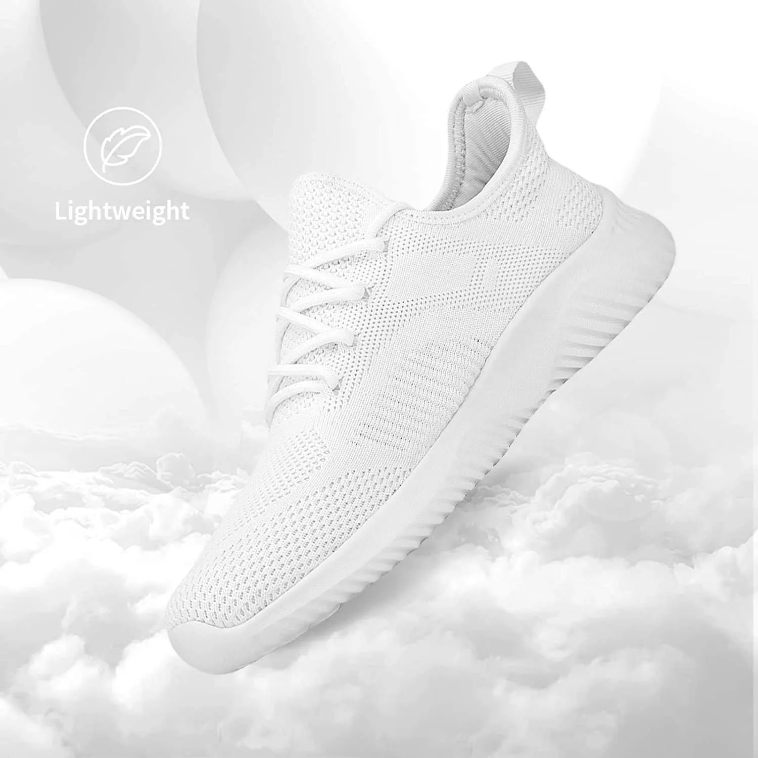 Rospick Slip On Men's Sneakers, Walking Shoes for Men Fashion Lightweight Breathable Running Shoes Sport Athletic Tennis Shoes