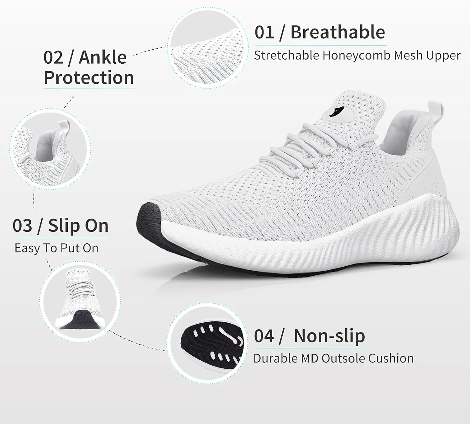 Rospick Women's Sneaker,Walking