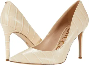 Sam Edelman Hazel - Sandals for Women - Synthetic Insole - Leather Outsole - Low-Cut Vamp - High Stiletto Heel Eggshell 8.5 M