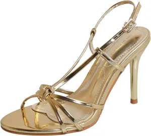 SHEMEE Womens Strappy Sandals Open Toe High Heels Ankle Strap Heeled Sandals for Women Summer Nightclub Party Dress Shoes
