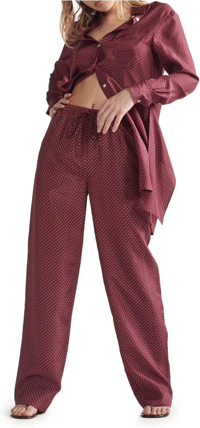 Silk Drawstring Pant
