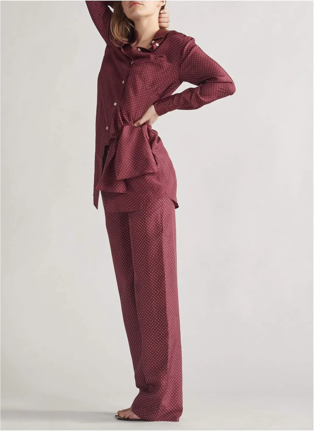 Silk Drawstring Pant