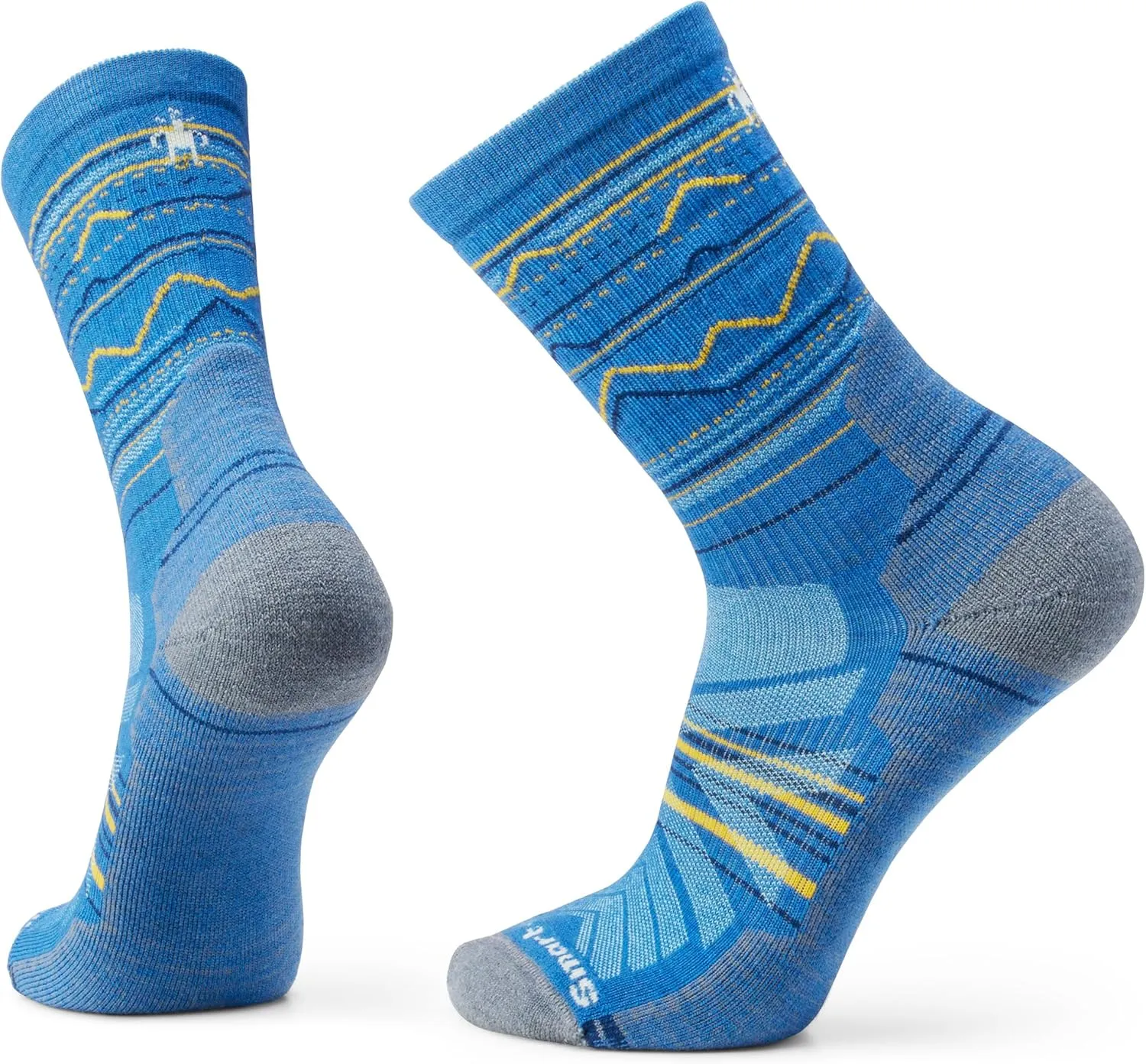 Smartwool Men's Hike Mountain Range Pattern Crew Socks