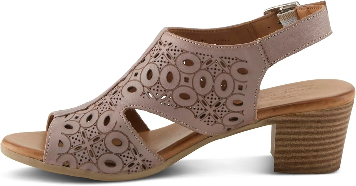 Spring Step Kovach Women's Leather Sandals – Comfy Buckle Sandals for Women