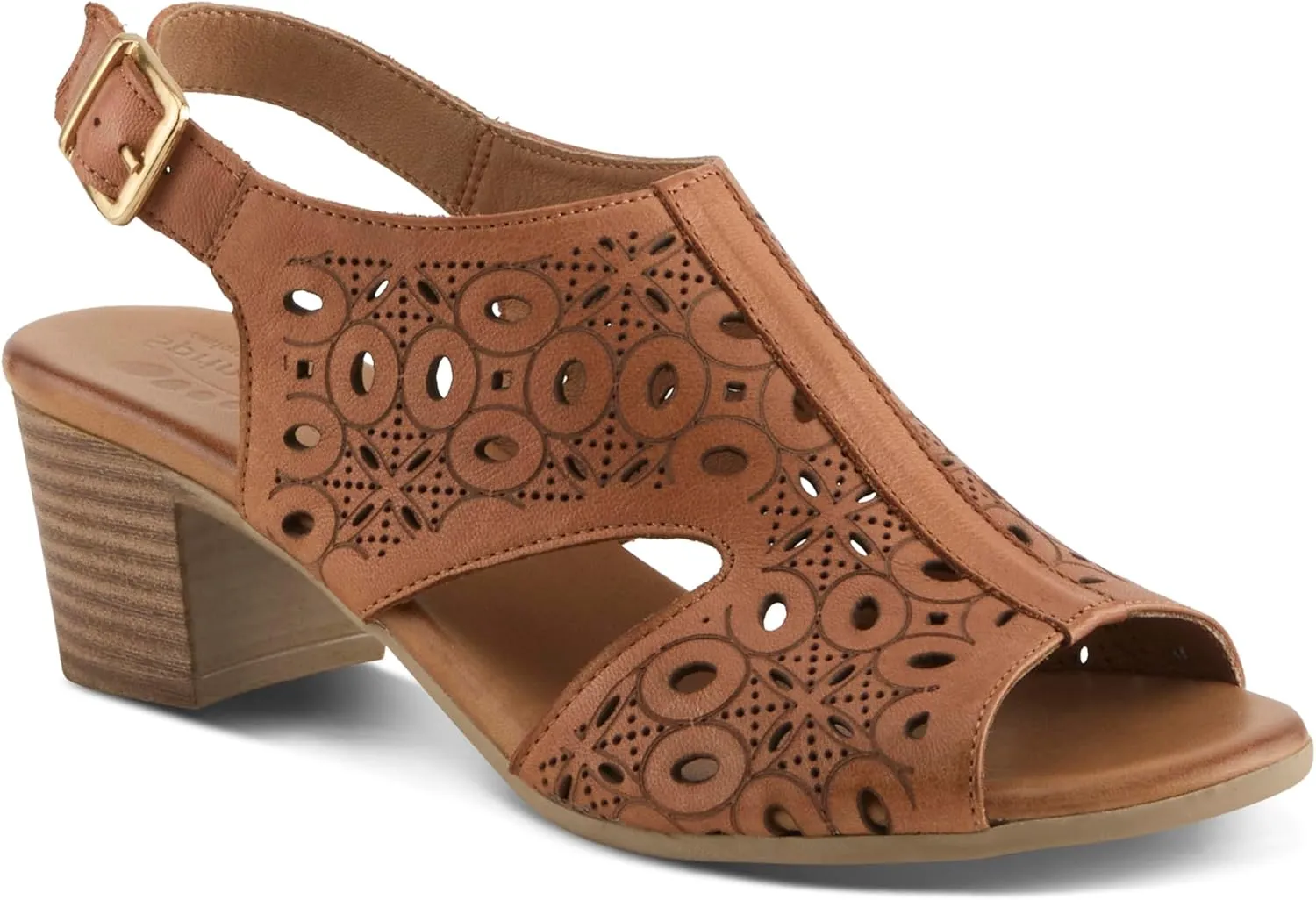 Spring Step Kovach Women's Leather Sandals – Comfy Buckle Sandals for Women