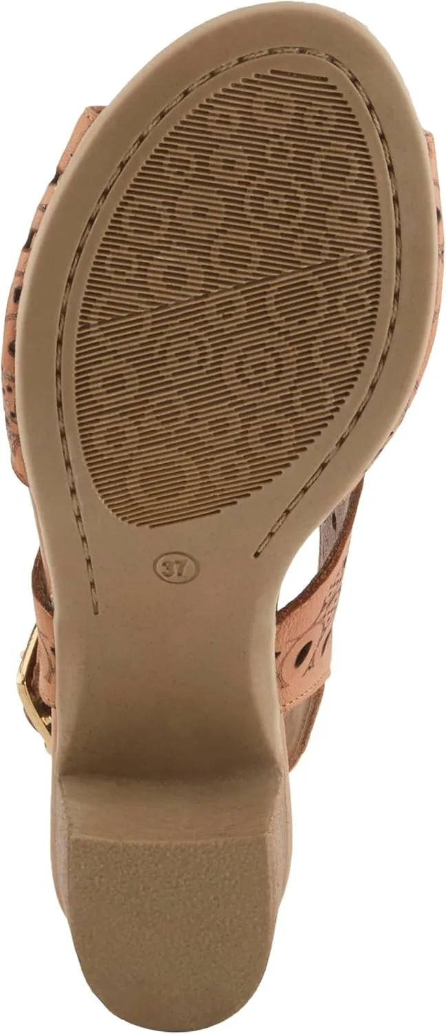 Spring Step Kovach Women's Leather Sandals – Comfy Buckle Sandals for Women