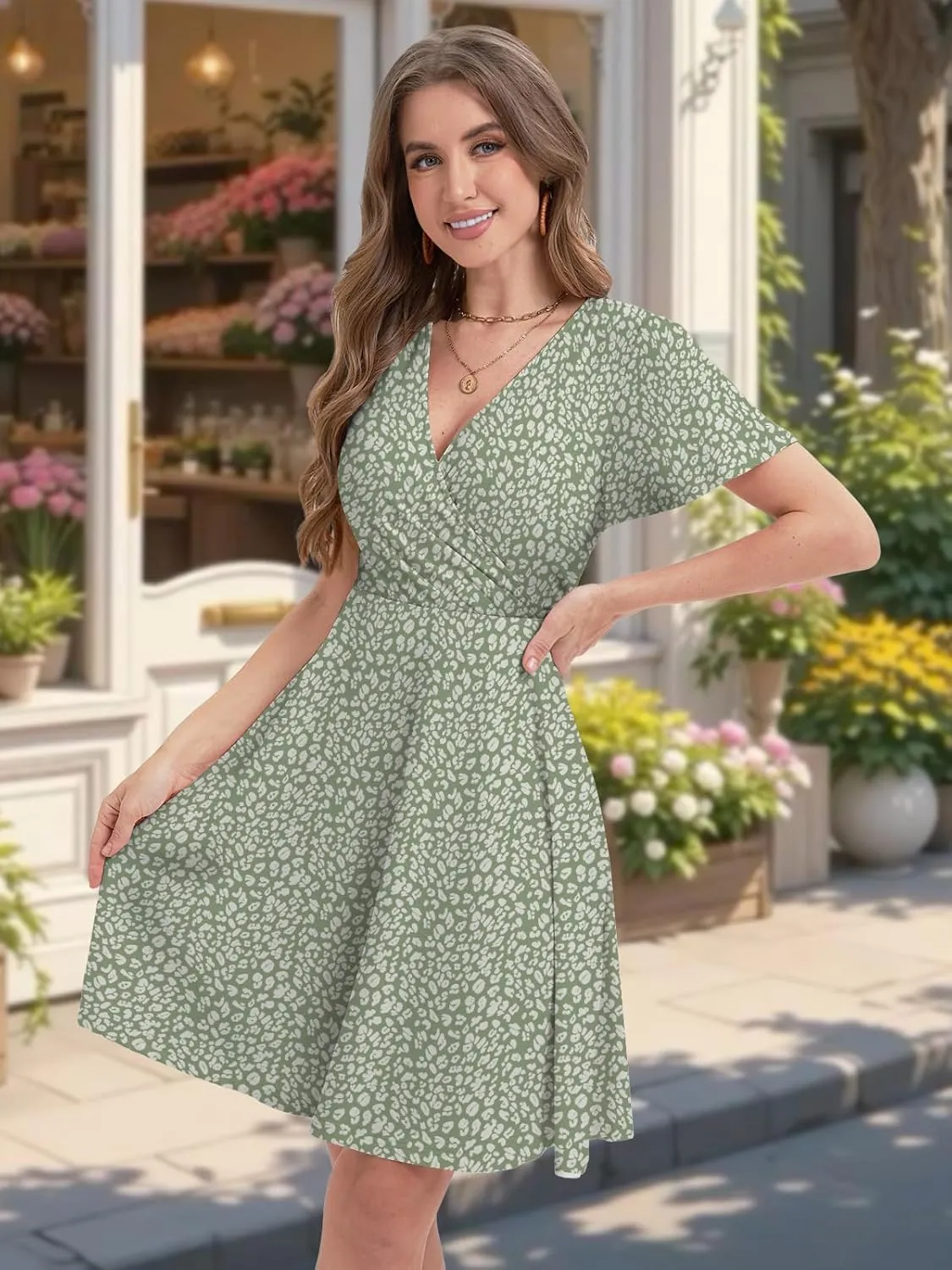 Summer Dresses for Women 2025 Spring Break Essentials Floral Sundresses Elegant Classy Fashion Casual Outfit Plus Size
