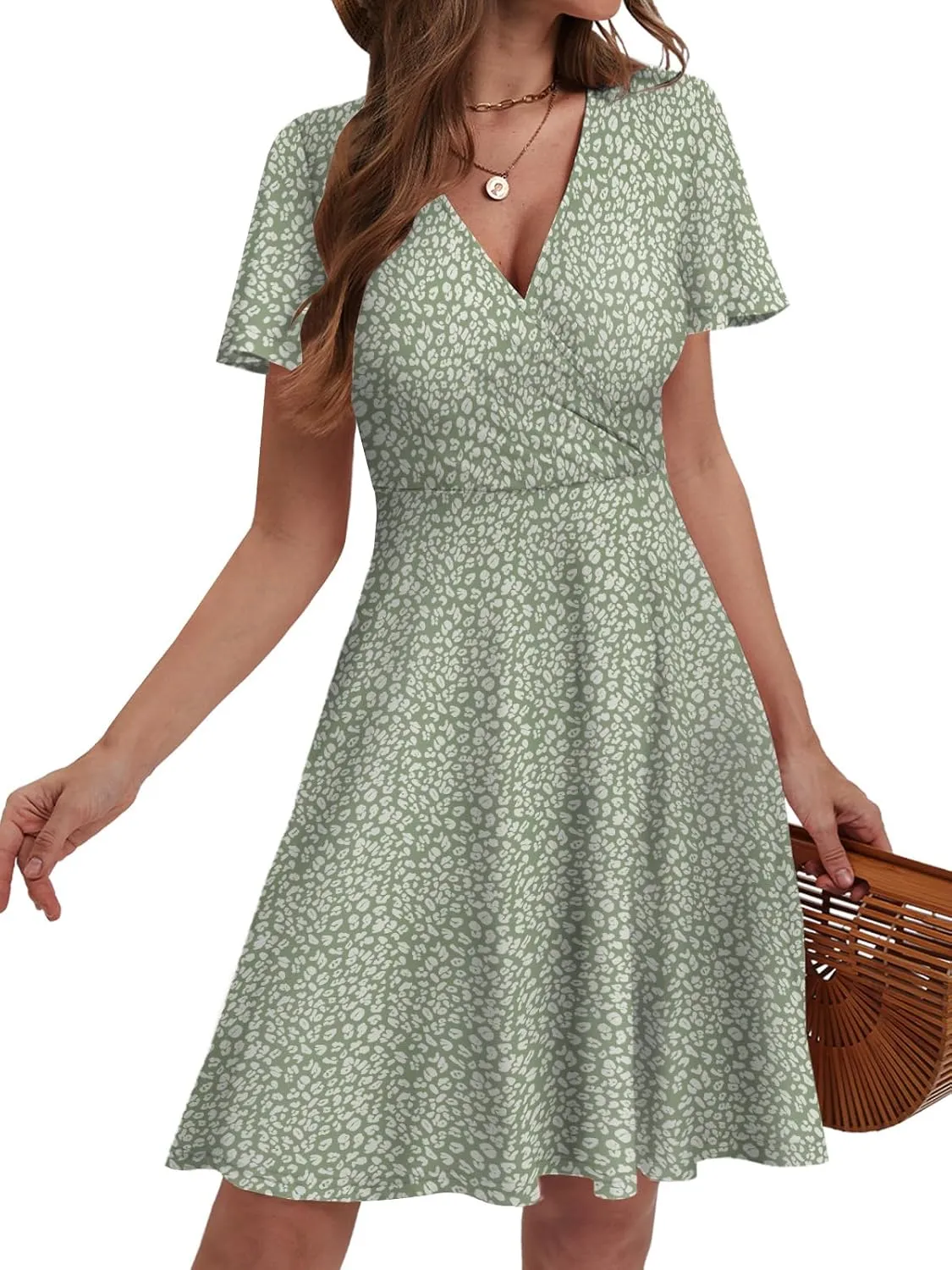 Summer Dresses for Women 2025 Spring Break Essentials Floral Sundresses Elegant Classy Fashion Casual Outfit Plus Size