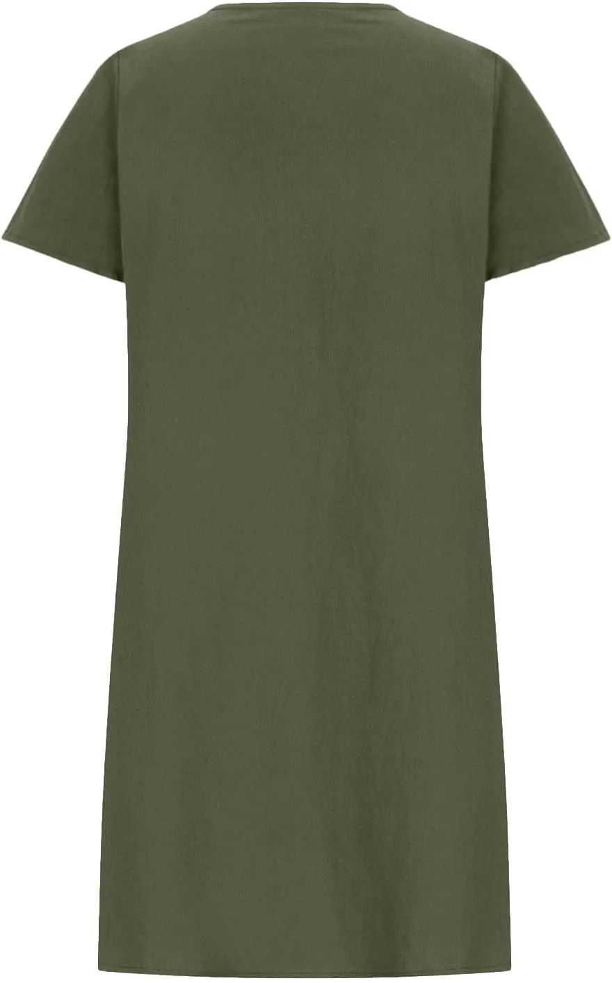Sundresses for Women 2025 Vacation Summer Short Sleeve Pleated Front Dress Trendy Casual Loose t Shirt Dresses