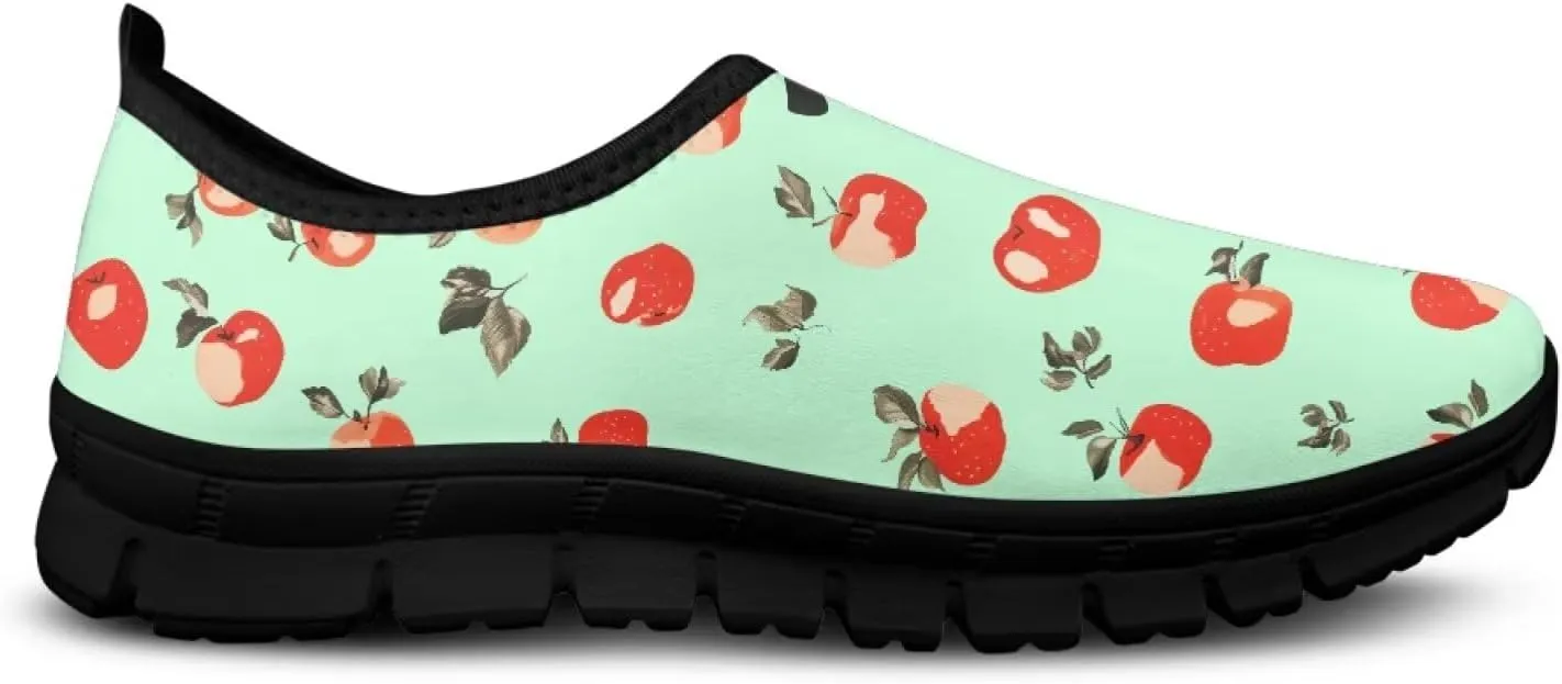 SYtrade Women's Slip On Walking Shoes Black Sole Lightweight Flats Sneakers