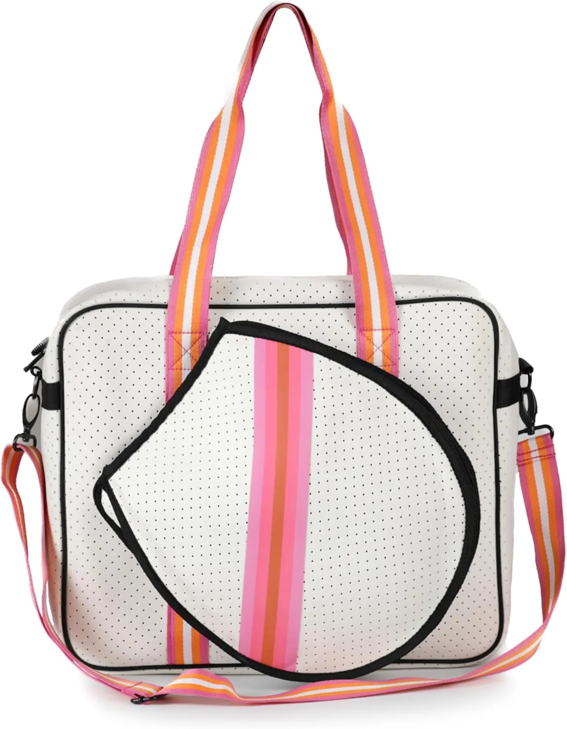 TaktZeit Tennis Tote with Adjustable Crossbody Strap Tennis Racquet Bag