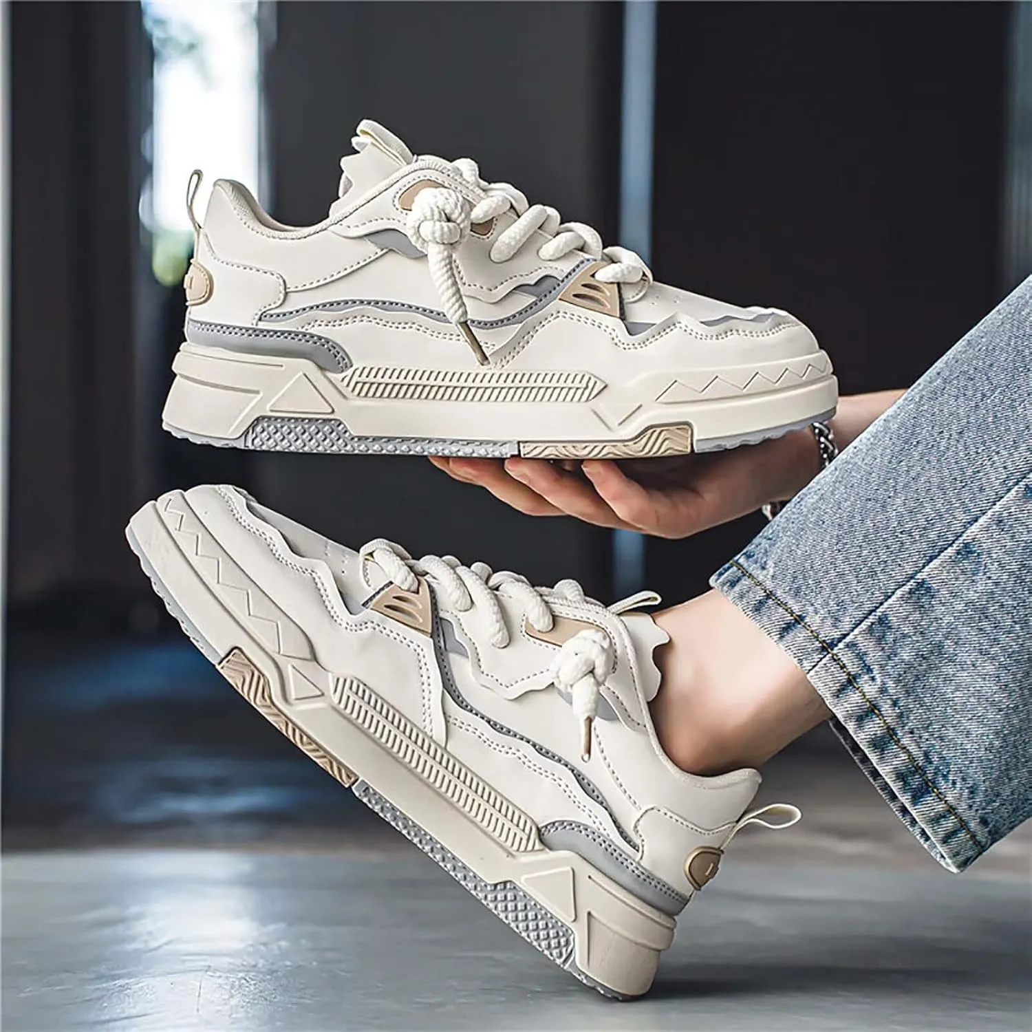 TERBOFIN Men's Fashion Sneakers Casual Walking Shoes Skate Shoes for Outdoor
