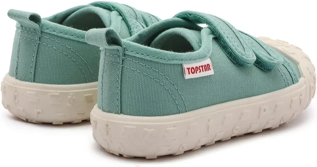 Toddler Canvas Shoes Baby Girls Boys Non-Slip Breathable Sneakers Lightweight Outside Walking Shoes 12 18 21 24 Months