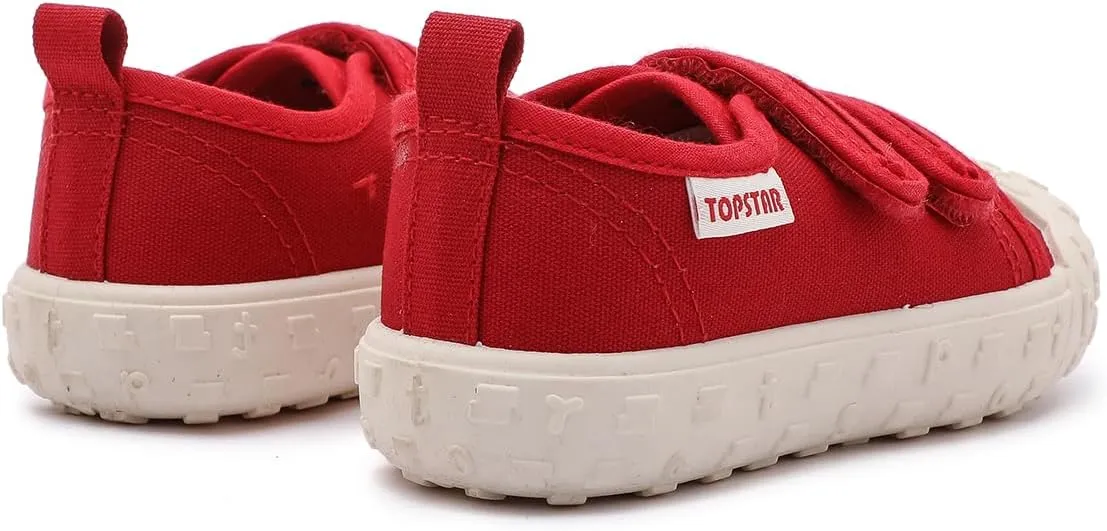 Toddler Canvas Shoes Baby Girls Boys Non-Slip Breathable Sneakers Lightweight Outside Walking Shoes 12 18 21 24 Months
