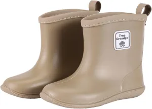 Tree Grandpa Toddler Rain Boots Baby Kids Easy-on Rain shoes Children Waterproof Shoes for Boys Girls(1-6 Years)