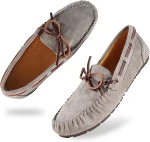 Unifizz Women's Casual Bowknot Moccasins Driving Loafers Slip on Indoor and Outdoor Flat Shoes