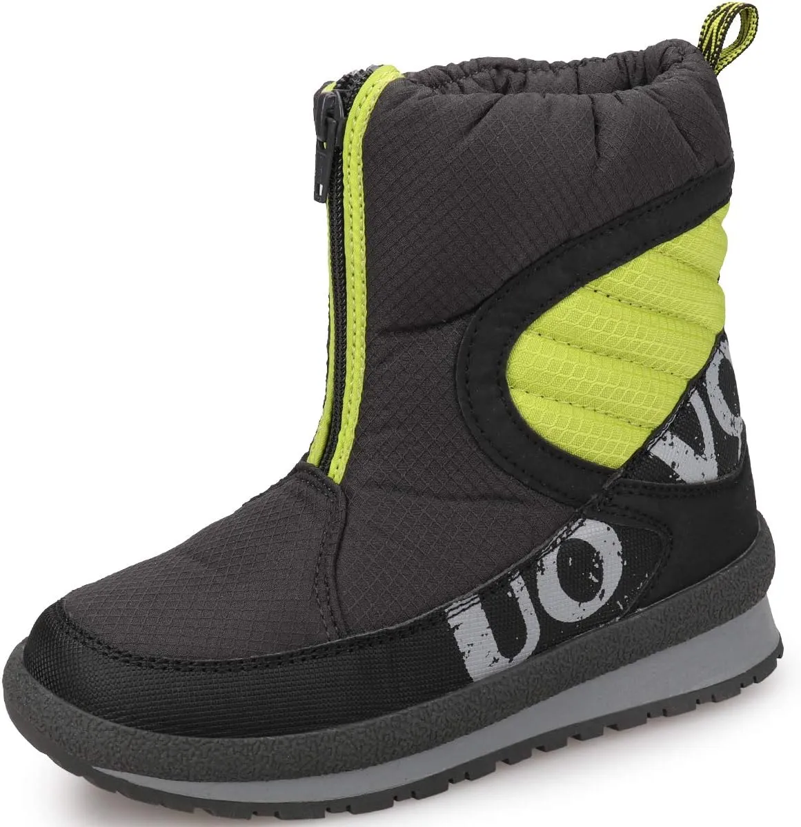 UOVO Boys Winter Snow Boots - Waterproof, Warm, Slip Resistant Outdoor Boots for Kids (Little/Big Boys)