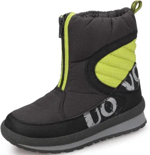 UOVO Boys Winter Snow Boots - Waterproof, Warm, Slip Resistant Outdoor Boots for Kids (Little/Big Boys)