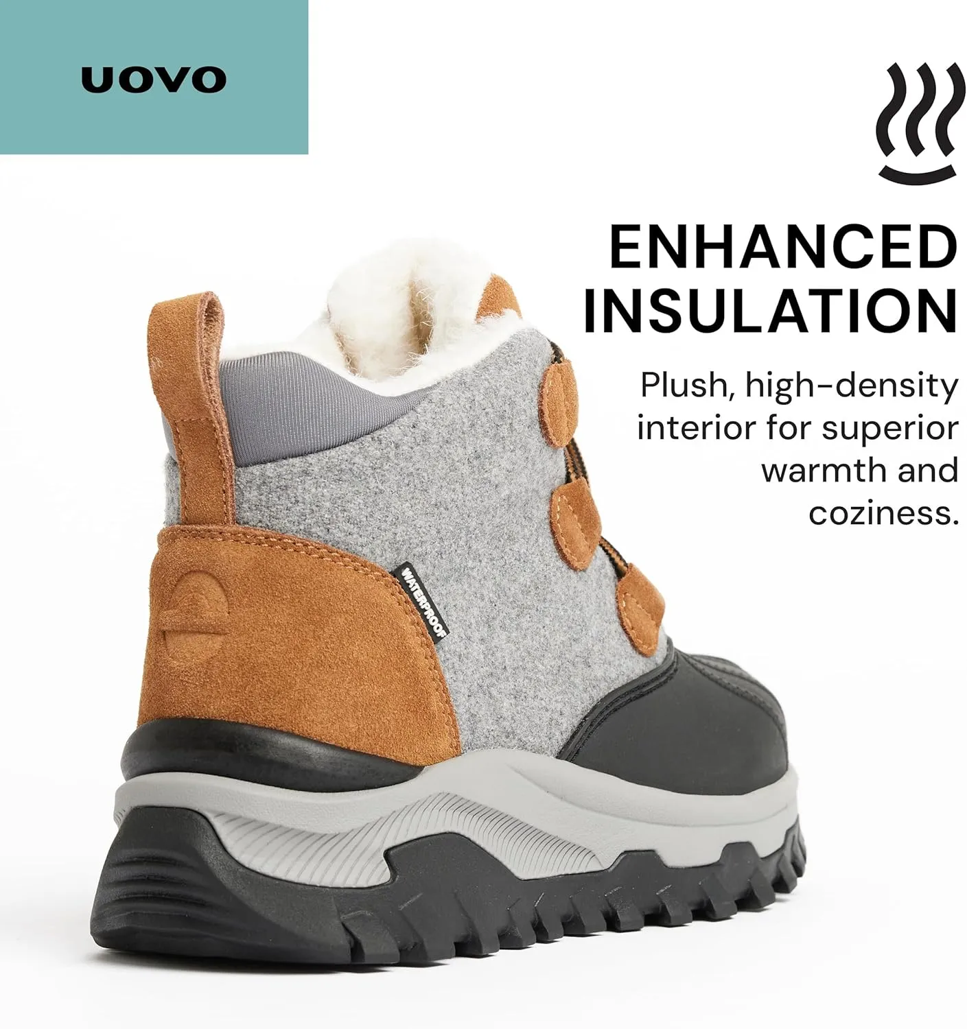 UOVO Kids Winter Boots