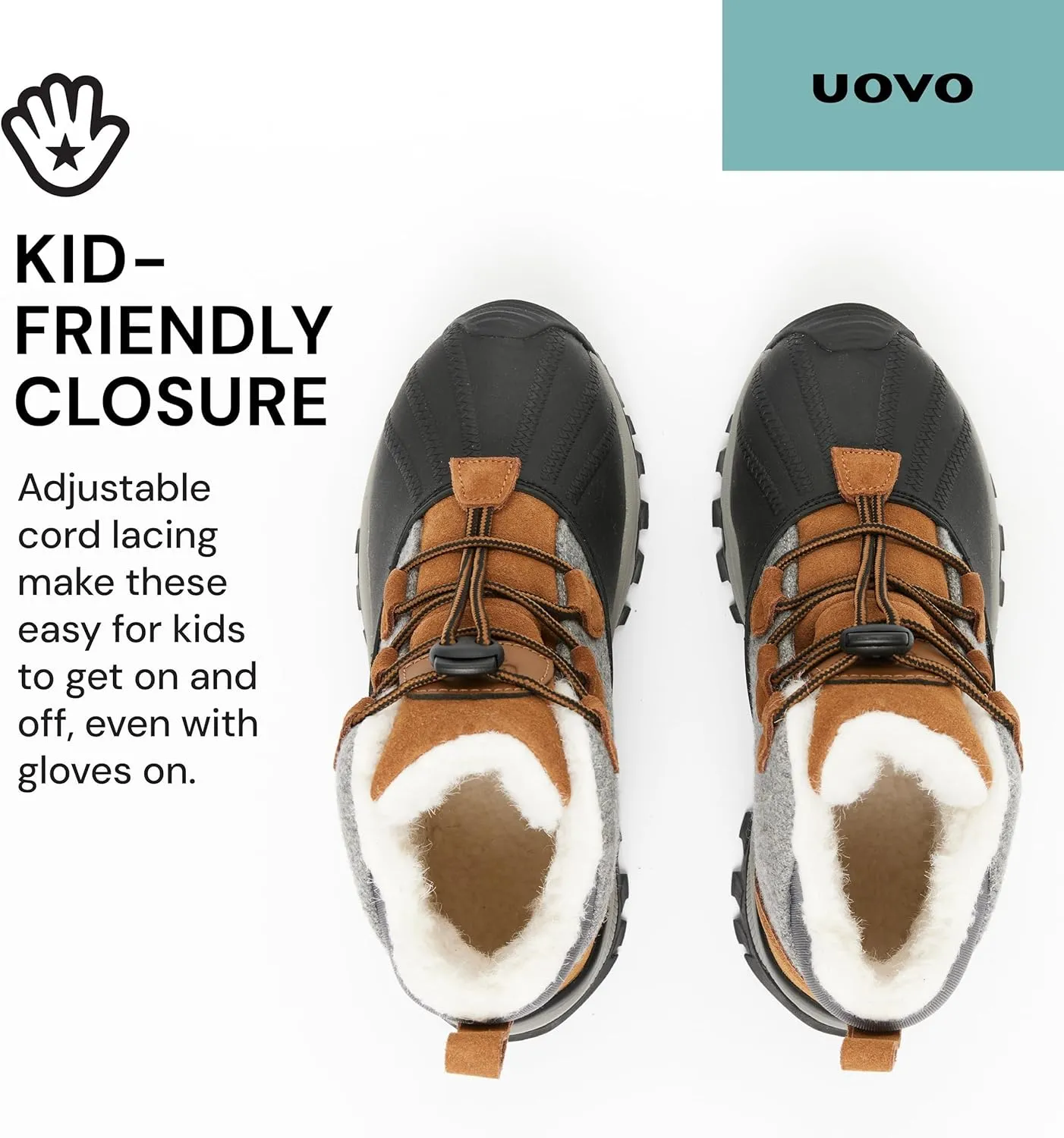 UOVO Kids Winter Boots