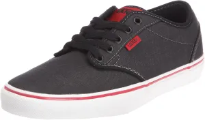 Vans Men's Atwood Canvas Trainers Sneaker, Black/Chili, 7.5 M US