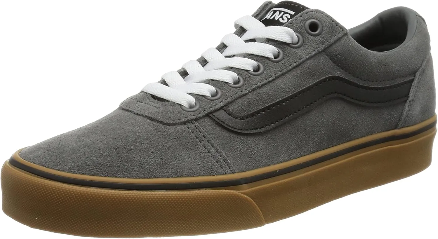 Vans Men's Ward Sneaker, Suede Pewter Gum, 11