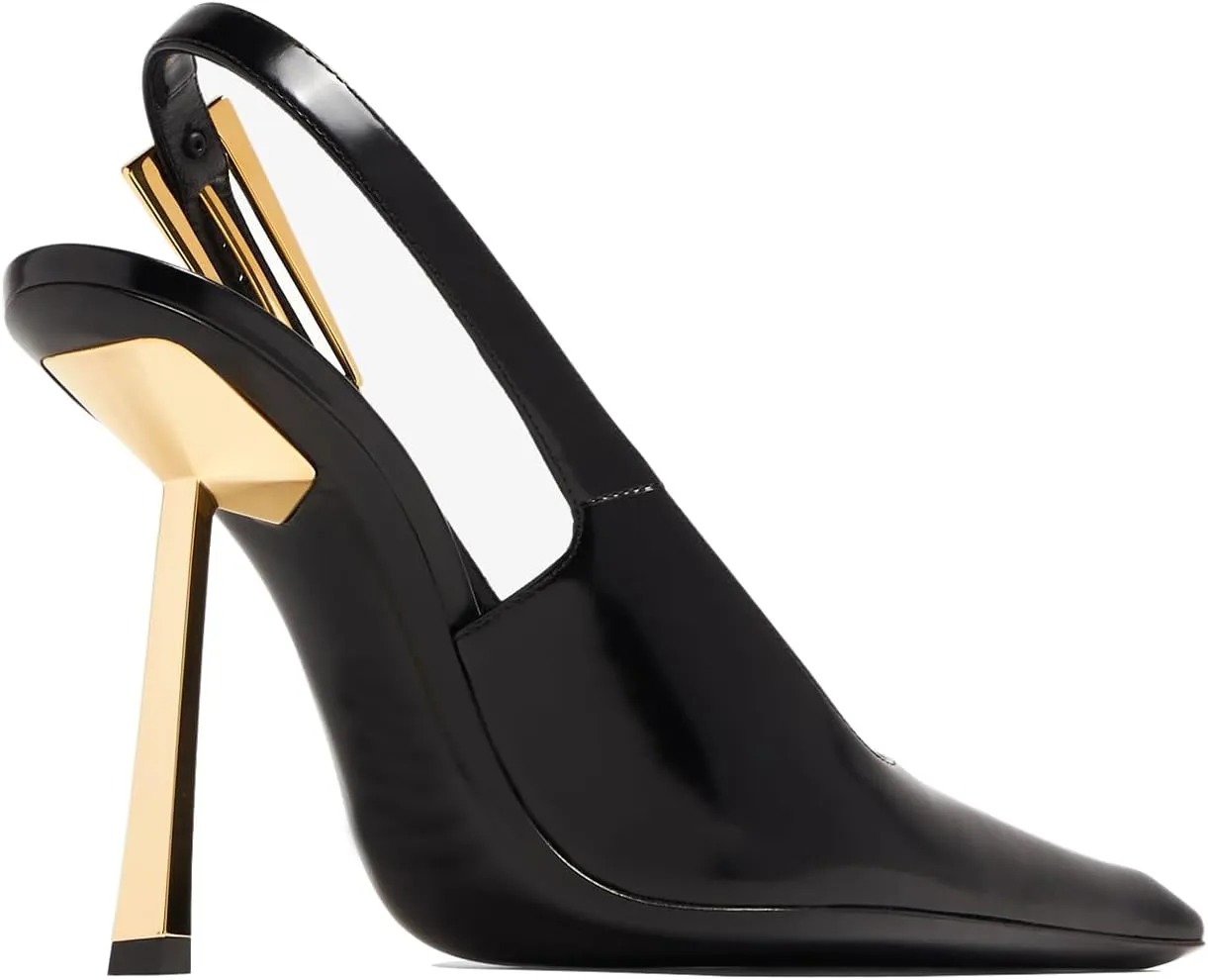 Vertundy Women's Stiletto Slingback Heels Closed Pointed Toe Party Dress Pumps