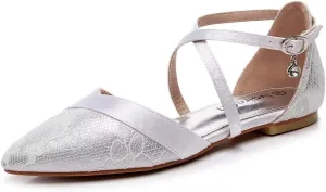 Wedding Flats,Black Flats for Women,Women's Flats Shoes, Mary Jane Shoes Women, Ballet Flats,Pointed Toe Flats Shoes Women Dressy Comfortable, Bridal Flats for Wedding