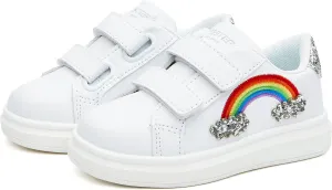 Weestep Girls Casual Slip On Comfort Fashion Sneaker Glitter Shoes for Toddler and Little Kid