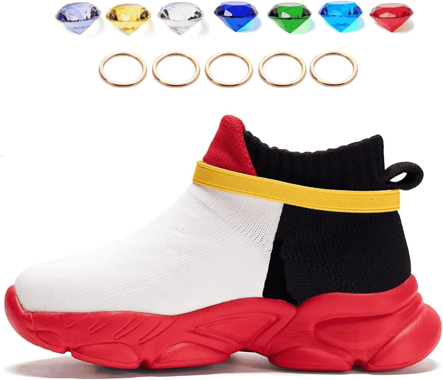 White Black Sneakers for Boys Girls Shoes Running Birthday Gift Tennis Shoes
